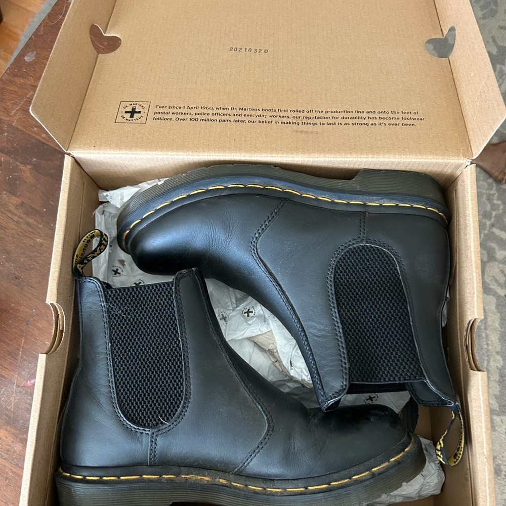 Dr. Martens Black Combat Boots